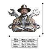 Don't Mess This Up - Personalized Mechanic Wooden Wall Mount Sign