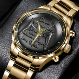 Your Face Between My Legs - Naughty Fun Gifts For Him - Personalized Spicy Couple Hand Watch