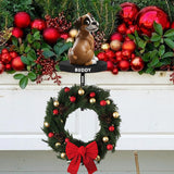 Funny Dogs - Personalized Dog Shaped Stocking Hanger