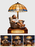 Resting My Eyes - Personalized Father Acrylic LED Night Light