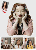Beauty Dreamer - Makeup Brush Holder Muse - Personalized Makeup Acrylic Pot
