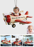 Father Gift Idea, Mom Gift Idea - Personalized Father Car Ornament