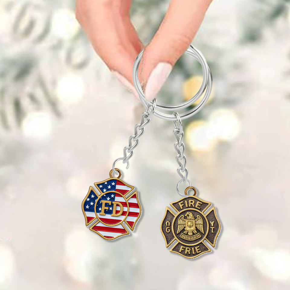 Fire Department Collection - Personalized Firefighter Advent Calendar With Ornaments