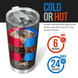 Strong Metal Motorcycle - Personalized Biker Tumbler