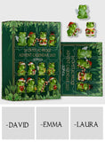 Frog Lovers - Personalized Frog Advent Calendar With Ornaments
