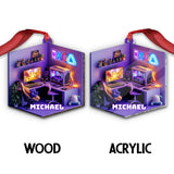 Gaming Room - Personalized Video Game Ornament