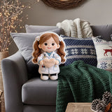 Custom Any Photo Dream job - Personalized Kid Faux Fur Shaped Pillow