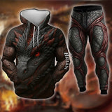Dragon Lover Gift - Personalized Dragon Hoodie and Sweatpants
