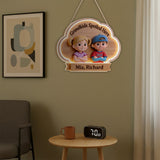 Grandkids Spoiled Here - Personalized Grandma LED Light Acrylic Sign