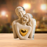 Custom Photo Abstract Sculpture - Personalized Couple Custom Shaped Acrylic Plaque