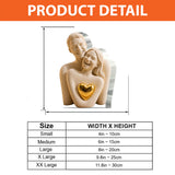 Custom Photo Abstract Sculpture - Personalized Couple Custom Shaped Acrylic Plaque