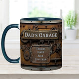 Dad's Garage - Personalized Father Accent Mug