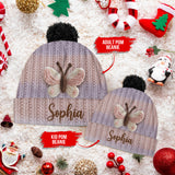 Beautiful Butterfly - Personalized Butterfly Beanie Hat