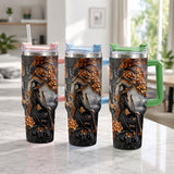 It's Time - Personalized Witch Tumbler With Plush Charm