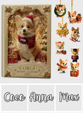 Love Corgi - Personalized Corgi Advent Calendar With Ornaments
