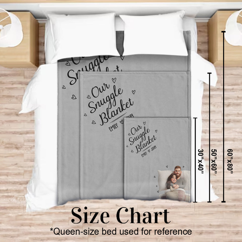 Our Snuggle Blanket - Personalized Couple Blanket