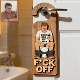 Doing Dad Sh*t - Personalized Father 2 Layered Wood Sign / Wood Plaque