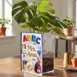 Teacher Gifts - Personalized Teacher Acrylic Pot