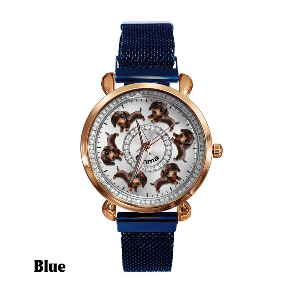 I Love My Dogs - Personalized Dog Women Hand Watch