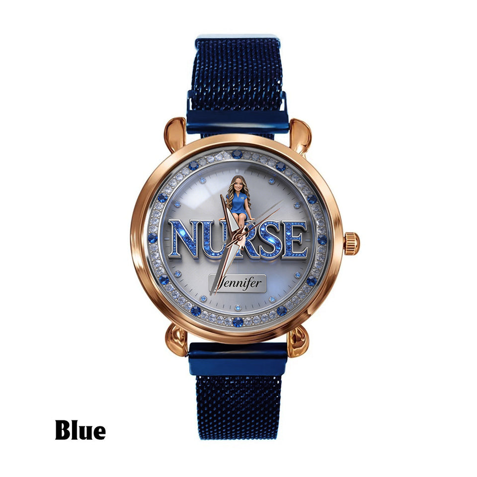 Custom Any Photo - Personalized Nurse Women Hand Watch