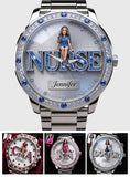 Custom Any Photo - Personalized Nurse Women Hand Watch
