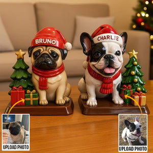Dog Christmas - Personalized Dog Custom Shaped Acrylic Plaque