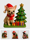 Dog Christmas - Personalized Dog Custom Shaped Acrylic Plaque