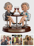 Partners In Crime - Personalized Bestie Custom Shaped Acrylic Plaque
