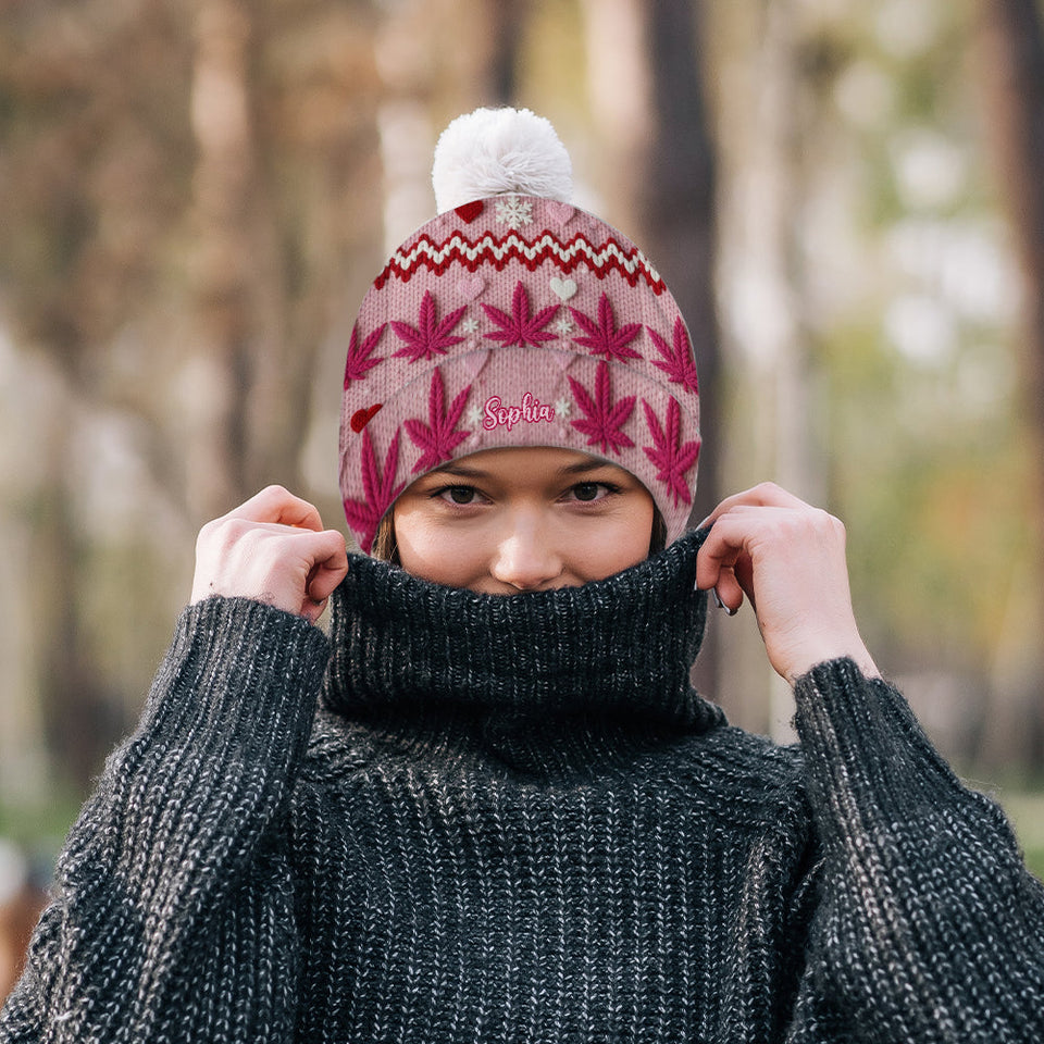 Stunning Leaf - Personalized Weed Beanie Hat