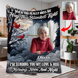 A Hug From Heaven - Personalized Memorial Blanket