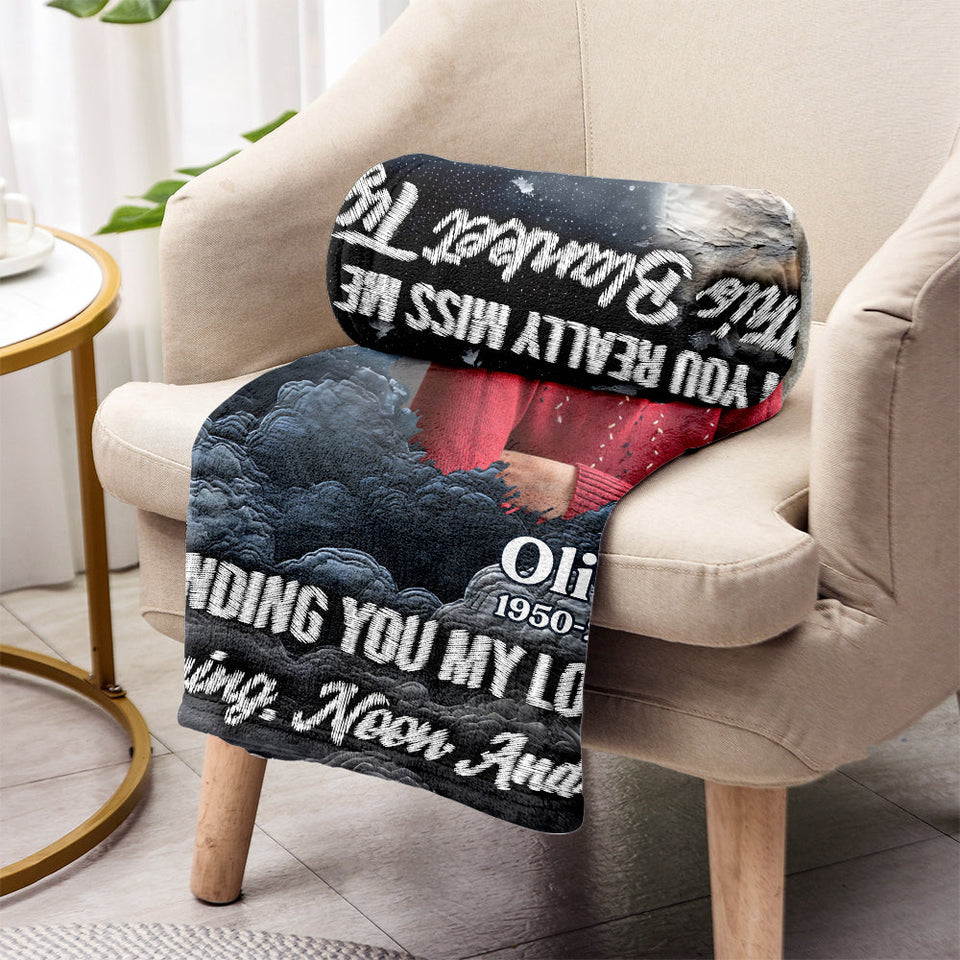 A Hug From Heaven - Personalized Memorial Blanket