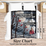 A Hug From Heaven - Personalized Memorial Blanket