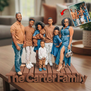 Custom From Any Photo - Personalized Family Custom Shaped Acrylic Plaque