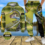 Love Fishing - Personalized Fishing Hoodie and Sweatpants