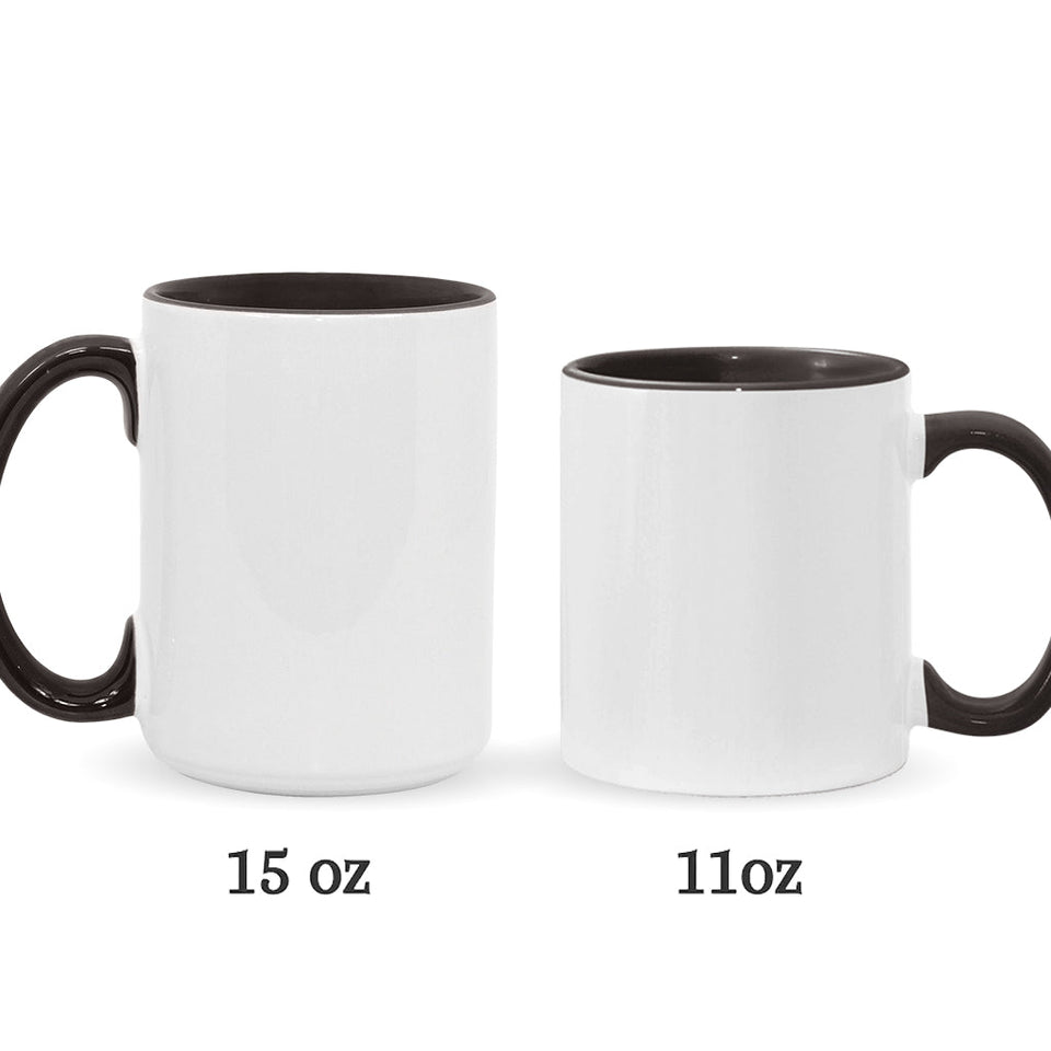 Grandma's Mom's Flowers - Personalized Grandma Accent Mug