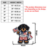 Happy 4th Of July - Personalized Dog Non-Slip Tufted Rug