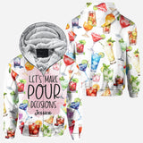 Let's Make Pour Decisions - Personalized Cocktail All Over Shirt