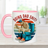 Doing Dad Shit - Personalized Father Accent Mug