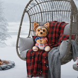 250 Anniversary Cute Pet - Personalized Dog Premium Faux Fur Pillow