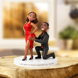 Touching Your Butt All The Time - Personalized Couple Custom Shaped Acrylic Plaque