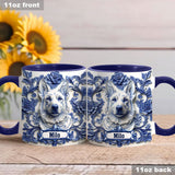 Cute German Shepherd - Personalized Dog Accent Mug