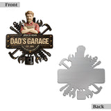 Dad's Garage - Personalized Father Cut Metal Sign