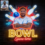 Custom From Any Photo - Personalized Bowling Neon LED Light Sign