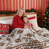 This Is My Football Watching Blanket - Personalized Football Wearable Blanket