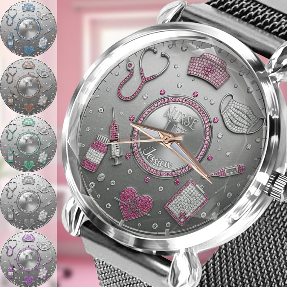 Love Nurse Life - Personalized Nurse Women Hand Watch