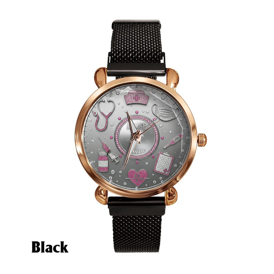 Love Nurse Life - Personalized Nurse Women Hand Watch