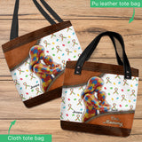 L'amour d'une mère - Sac fourre-tout personnalisé pour la sensibilisation à l'autisme