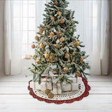Family Christmas Train - Personalized Family Shaped Tree Skirt