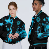 The Wolf - Personalized Wolf Varsity Jacket