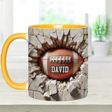 Victory Sip - Personalized Football Accent Mug